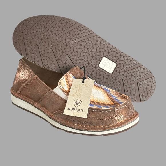 Ariat Metallic Aztec Blanket Cruiser Slip On Shoe Womens Size 8.5 NWOB - Picture 3 of 9
